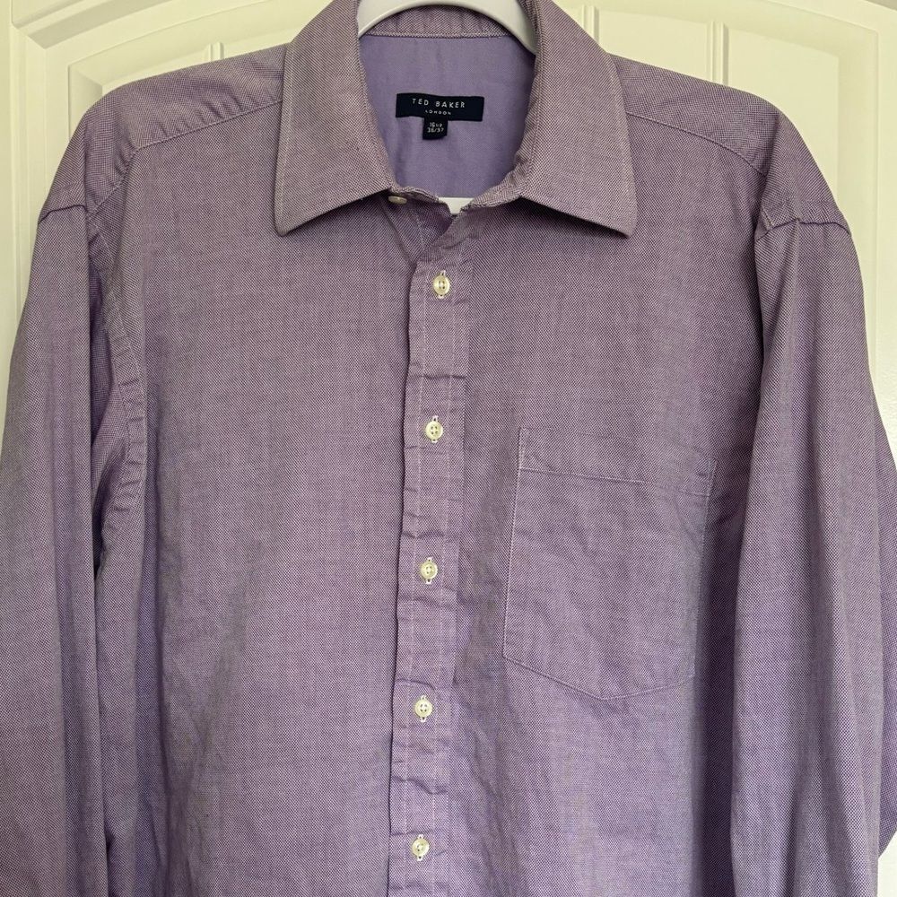 Ted Baker Lilac Button-Up Shirt